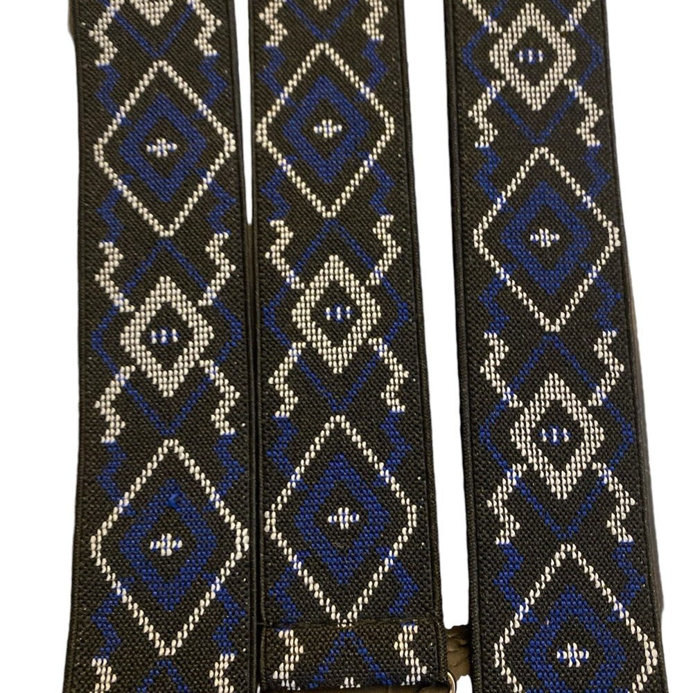Abstract Patterned Suspenders - Picture 4 of 7